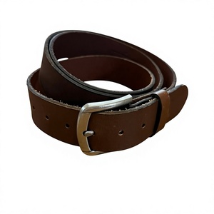 Genuine Leather Steel Rectangular Waterproof Durable Men's Casual <b>Belt</b> Custom Logo Printing Free Sample Stocked Sustainable - Product Image 5