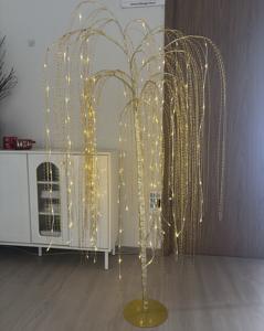Meilleures ventes Nouvelle lumière d'arbre de <span class=keywords><strong>saule</strong></span> pleureur LED de Noël 60 cm <span class=keywords><strong>Blanc</strong></span> chaud Cuivre Extérieur IP44 pour la décoration de jardin, de fête <span class=keywords><strong>et</strong></span> de mariage - Product Image 4