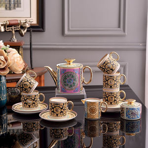 Vaisselle de luxe de haute qualité Ensemble de cadeaux d'affaires de 58 pièces Ensemble de vaisselle en porcelaine osseuse - Product Image 3