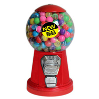 Distributeur automatique de capsules ou de billes de chewing-gum en métal, fonctionnant avec des pièces de monnaie et des cartes de crédit