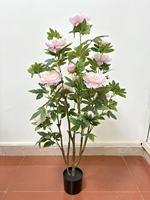 Décoration d'arbre vert artificiel pour la maison, plantes en pot artificielles pour le salon, ornements élégants pour la table à manger