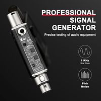 Testeur audio portable Xvive AT-1 - Testeur de câbles XLR, générateur de signal, vérificateur d'alimentation fantôme, outil audio rechargeable pour ingénieurs
