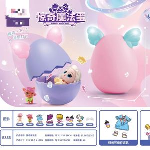 2024 Vendita Diretta dalla Fabbrica Uovo Magico Sorpresa in Plastica a Tema <span class=keywords><strong>Film</strong></span> e TV, Giocattolo Unisex con Trasformazione Divertente e Demolizione, Scatola Misteriosa con Bambola e Animale Domestico - Product Image 5