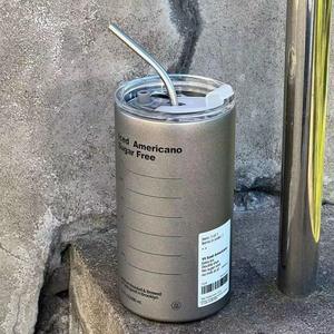 Termos personalizados botellas de agua tazas con tapas y pajitas Tasse a <span class=keywords><strong>CAFE</strong></span> termos de agua gym vaso de acero inoxidable - Product Image 6