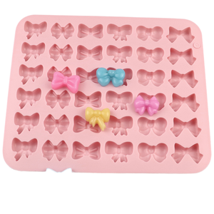 Molde de Silicona con Forma de Lazo de 36 Cavidades, Antiadherente, para Chocolate, Gomitas, Dulces, Repostería, Manualidades con Resina Epoxi - Product Image 6