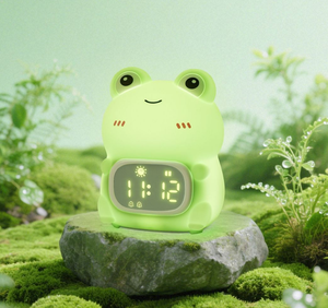 Cute Animal Portable Cartoon Alarm Clock Lamp <b>Timer</b> Dimmable LED Bedside Silicone Night <b>Light</b> for Kids Bedroom Baby Room - Product Image 4