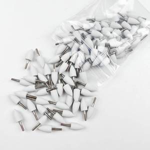 Tête de polissage en silicone, tige filetée de 1,6 mm, outil de polissage dentaire pour le nettoyage des dents, fonctionnement manuel, certifié CE - Product Image 2