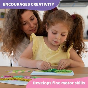 Tự làm thủ công nghệ thuật Kit tùy chỉnh Poke trong vui vẻ nghệ thuật lỗi ong hoa nhấn poking Kit cho thanh thiếu niên mới bắt đầu trẻ em - Product Image 6