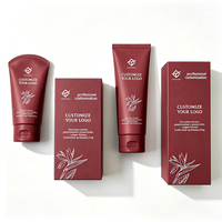 Tube cosmétique en plastique haut de gamme personnalisé pour crème pour les mains, tubes compressibles pour soins de la peau, emballage pour lotion nettoyante pour le visage, crème pour les mains avec boîte