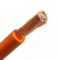 Großhandel Schweißbatteriekabel 1/0 2/0 4/0 Gauge AWG DC-Batteriekabel Blankes Kupfer-Elektrokabel