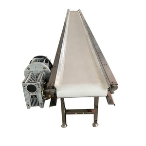 Transportador de cinta de material PVC/PU duradero de tamaño pequeño personalizado de velocidad ajustable - Product Image 1