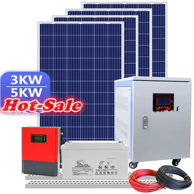 Planta de energía solar de doble eje, sistema de panel de carrera solar de 5mw, 5kw, 10kw, 20kw y 3kw, módulo de potencia doméstico, Kit completo de energía para techo de casa X116