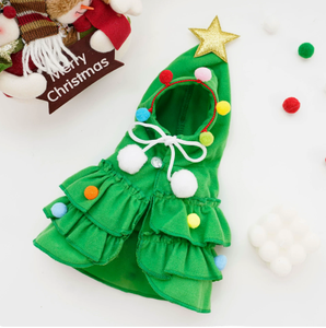 Cape de Noël pour chien, costume mignon pour chiot, tissu doux, tenue de fête pour petits et moyens chiens - Product Image 5