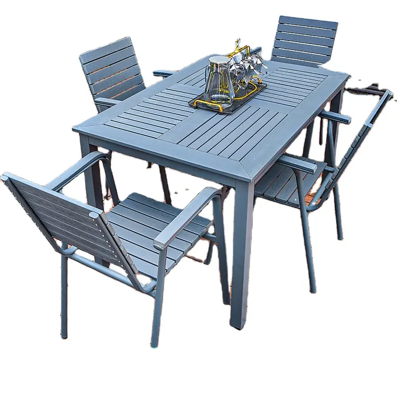 Vente chaude restaurant commercial table et chaises setoutdoor patio meubles de jardin