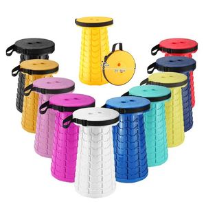 Tabourets portables, siège rétractable, tabouret télescopique en plastique, chaise pliante pour le camping, la pêche, le jardin - Product Image 2