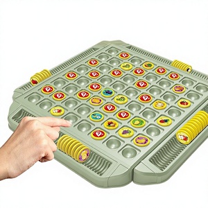 Jeu de société multijoueur en plastique à mémoire de forme, best-seller transfrontalier, jouet de combat Match-3 pour enfants de 4 à 6 ans - Product Image 1