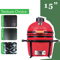Usine Taille Multiple 15 24 Pouces Fumoir à Granulés Barbecue Charbon Kebab Oeuf Vert Grill BBQ Céramique Grill Kamado