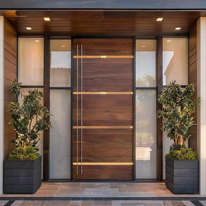 Puerta Pivotante de Aleación de Aluminio Antirrobo Xindi para <span class=keywords><strong>Apartamentos</strong></span> y Uso Exterior - Product Image 2