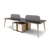 Mobilier de bureau moderne pour 2 3 4 personnes bureau pour pc bureaux et postes de travail
