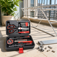 Ensemble d'outils de 12 pièces, ensemble d'outils à main pour la maison, kit d'outils de réparation avec étui de rangement pour l'entretien de la maison