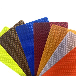 Multi <strong>Colored</strong> Self Adhesive High Intensity Micro Prismatic Reflective <strong>Vinyl</strong> Sheeting Roll Sticker - Product Image 1