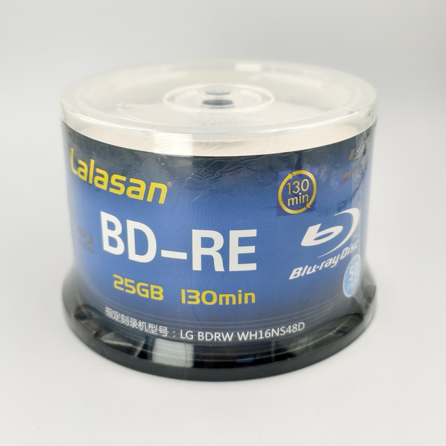 BD-RE Rewritable Blank Blu Ray Disc 25GB 50PCS/Group