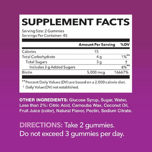 OEM/ODM Formule nutritionnelle pour femmes <span class=keywords><strong>Biotine</strong></span> <span class=keywords><strong>Complément</strong></span> <span class=keywords><strong>alimentaire</strong></span> Gommes à saveur de fraise Promouvoir des <span class=keywords><strong>cheveux</strong></span> sains et une peau saine - Product Image 2