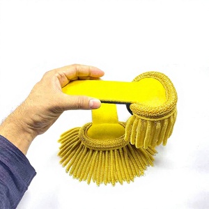 Épaulettes de cérémonie personnalisées de haute qualité avec franges et services d'épaule en fils métalliques, dotées de caractéristiques confortables et d'une sangle unique, vente en gros - Product Image 1