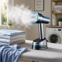 Défroisseur Vapeur Portable 1500W avec Débit de Vapeur Rapide 25g/min, Aspiration 5kPa, Réservoir 250ml