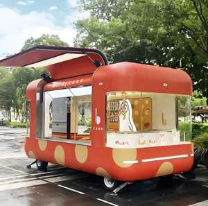 Camion de nourriture arrondi Citroen pour les entreprises durables Camion de café et d'hamburger en aluminium pour unité mobile écologique de crème glacée - Product Image 3