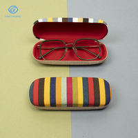 Étui rigide en métal et tissu de qualité supérieure pour lunettes de myopie, boîte d'emballage élégante pour lunettes de vue