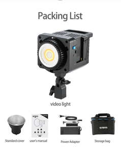 Sutefoto P100 RGB 100W <span class=keywords><strong>Luz</strong></span> LED COB de Video a Todo Color, Recargable, para Estudio de Fotografía - Product Image 6