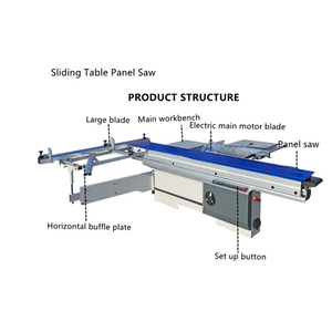 Mj3200 Tự Động Cắt Gỗ <span class=keywords><strong>CNC</strong></span> Bảng Điều Chỉnh Saw Máy Máy Tính Trượt Bảng Đồ Nội Thất Chế Biến Gỗ Tự Động Qua Qua lại Chùm Saw - Product Image 2