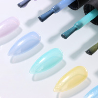 Vernis Gel UV LED Coloré en Gros, Marque Privée OEM, Gel Permanent Soak-Off pour Salons de Manucure et Nail Art