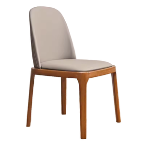 Chaises d'hôtel de salle à manger de loisirs nordiques Meubles en velours de bonne qualité avec pieds en <span class=keywords><strong>bois</strong></span> <span class=keywords><strong>Prix</strong></span> en cuir pour restaurants hôtels - Product Image 2