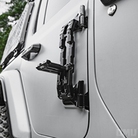 Marchepied de porte de voiture en aluminium tout-terrain Maike OMU 4x4 noir pour Jeep Wrangler JL JK JTAccessories