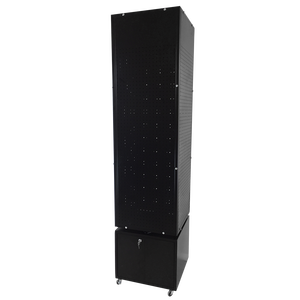 <span class=keywords><strong>4</strong></span> <span class=keywords><strong>Pegboard</strong></span> hiển thị PEG Board đen móc kim loại Bảng điều chỉnh phụ kiện miễn phí đứng với một hộp - Product Image 3