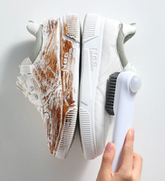 Brosse de nettoyage Joybos avec distributeur de savon, brosse à linge, brosse pour nettoyer les chaussures, brosses de nettoyage ménager