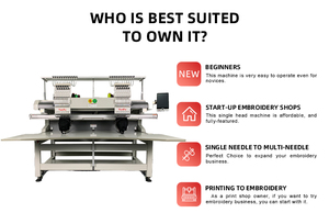 เครื่องปักคอมพิวเตอร์คุณภาพสูงแบบสองหัว 12/15 <span class=keywords><strong>เข็ม</strong></span> ความเร็ว 1200 รอบต่อนาที สำหรับเสื้อผ้าสำเร็จรูป ถุงเท้าแบบแบน - Product Image 4