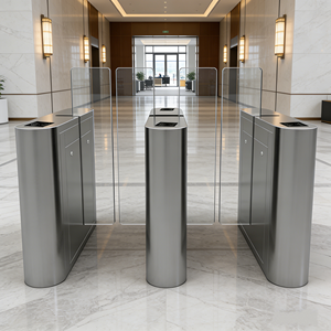 ประตูหมุนแบบเลื่อนสำหรับอาคารสำนักงาน ออกแบบปรับแต่งได้ตามความต้องการของโรงงาน พร้อมระบบควบคุมการเข้าออกขั้นสูง - Product Image 5