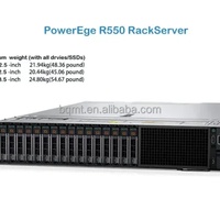 Servidor en Rack Dell PowerEdge R550 2U, 100% Nuevo, Fuente de Alimentación de 750W, 32GB DDR4, R550, Servidor en Rack Dell PowerEdge, Dell R550, en Stock