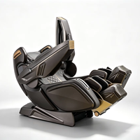 Fauteuil de massage intelligent GuoWei modèle 888, pliable, zéro gravité, massage corporel complet 4D, commande vocale, compresse chaude, infrarouge