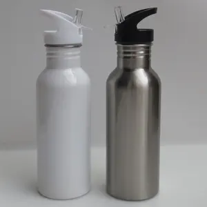 Top Supplier Promotional High Quality Metal Flask Wholesale Single Wall 350ml 500ml Stainless Steel Bpa-free Water Bottle