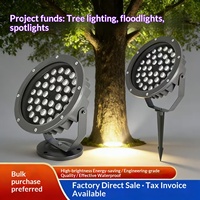 Projecteur LED extérieur étanche IP65 1500 lumens, projecteur au sol pour l'aménagement paysager de jardin, éclairage d'arbres de cour