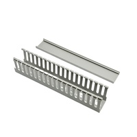 Goulotte de câblage ignifuge personnalisable, gaines de câblage à fentes, organiseur de câbles isolé et étanche sur mesure, chemin de câbles