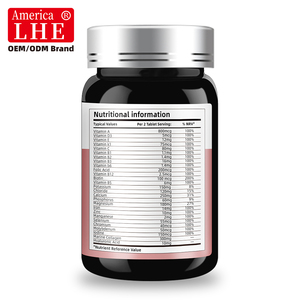 Suplemento Multivitamínico Nutracéutico para Mujeres, Fabricante de Suplementos, Energía, Inmunidad, Apoyo Diario, 90 Tabletas Multivitamínicas para Mujeres - Product Image 3