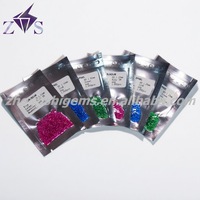 Zircon noir synthétique rond taille brillant, pierre libre, facetté, poli, traité thermiquement, création de laboratoire, vente chaude