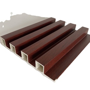 Interior Fluted Eco-Friendly Waterproof WPC Bamboo <strong>Plastic</strong> Wood 3D Wall Panel <strong>Sheet</strong> Wall <strong>Cladding</strong> Foshan Manufacturers - Product Image 5