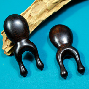 Facial Massager Sandalwood Nose Scraper Purple Wood Manual Control For Face Massage Hengyang Made - Product Image 4
