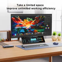 Écran de barre étiré 14,5'' 16:9 avec haut-parleur intégré, moniteur PC pour jeux portables, ordinateur portable, Raspberry Pi 5/4/3